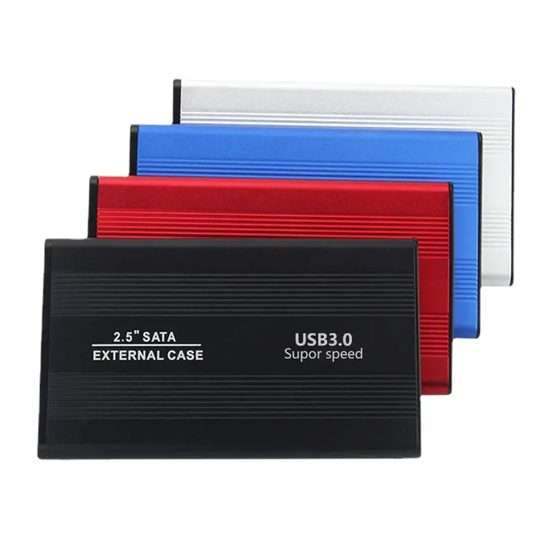 USB 2.0/3.0 하드 디스크 박스 인클로저 2.5 인치 SATA HDD SSD 모바일 외부 케이스