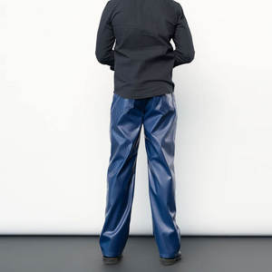 Pantalon en cuir pour homme de haute qualité, design personnalisé, prix abordable, pantalon en cuir véritable sur mesure - Product Image 3