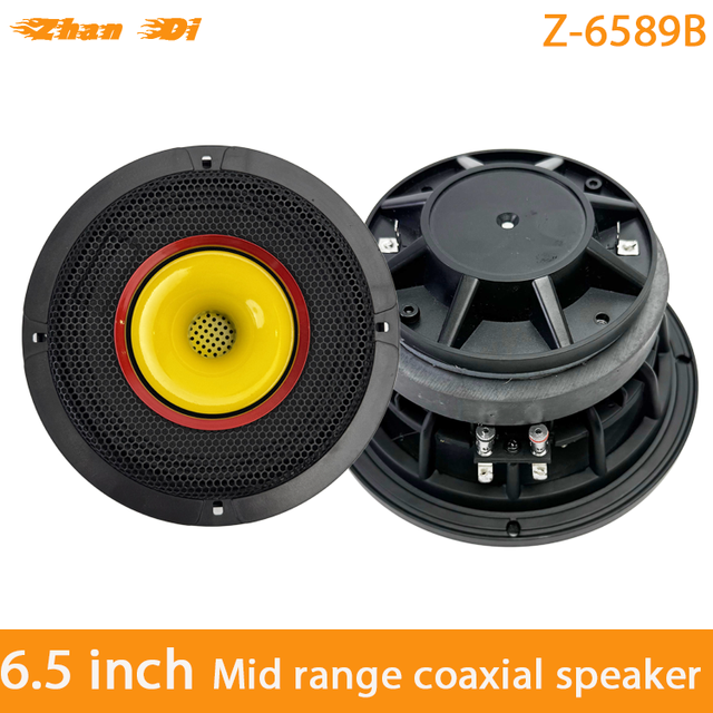 High Quality 6.5 Inch 100 Watts Car Speaker Driver Mid Car Speaker Midrange Coaxial Speakers