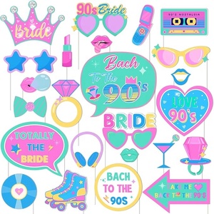 Accesorios para Cabina <span class=keywords><strong>de</strong></span> Fotos <span class=keywords><strong>de</strong></span> Fiesta Retro <span class=keywords><strong>de</strong></span> <span class=keywords><strong>los</strong></span> <span class=keywords><strong>90</strong></span>, Decoraciones para Despedida <span class=keywords><strong>de</strong></span> Soltera <span class=keywords><strong>de</strong></span> <span class=keywords><strong>los</strong></span> <span class=keywords><strong>90</strong></span>, Artículos para Fiesta Temática <span class=keywords><strong>de</strong></span> <span class=keywords><strong>los</strong></span> <span class=keywords><strong>90</strong></span>, Estilo Hip Hop, Rock, Hippie - Product Image 1