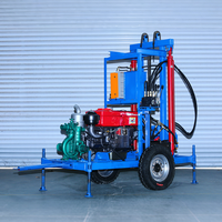 Rig de forage de puits d'eau d'ingénierie, rig de forage minier, machine de forage de puits d'eau de forage de sondage en vente
