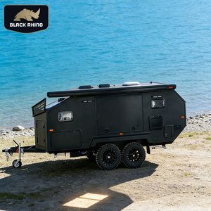 Caravane tout-terrain australienne standard <span class=keywords><strong>Camping</strong></span> Van Mobile Motorhome en aluminium 2-6 couchages Rv Remorques de voyage Campeurs - Product Image 1