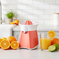 Gezonde verse fruit elektrische sapcentrifuge, draagbare citruspers met druppelvrije tuit voor sinaasappel, citroen, limoen, thuiskeuken