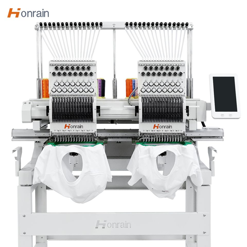 Professional 2 Heads Embroidery Machine for Business - Automatic ...