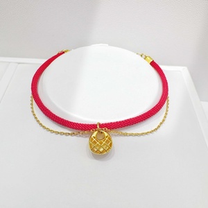 wholesale simple plata 925 Sterling Silver string <b>Bracelets</b> fashion personalized handmade 14k gold <b>red</b> rope <b>bracelet</b> for women - Product Image 2