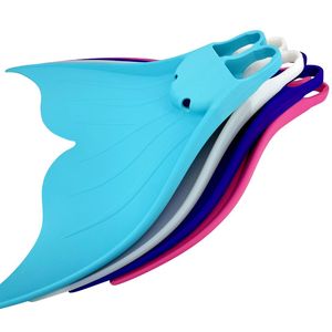 Aletas de Sirena para Adultos, Aleta Única para Buceo y Natación <span class=keywords><strong>Estilo</strong></span> <span class=keywords><strong>Libre</strong></span>, Cola de Pez de Silicona - Product Image 1