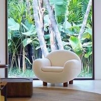Nordisches Luxus-Designersofa aus Holz für Eine Person, Multifunktional und Stilvoll für Hotels & Freizeitbereiche