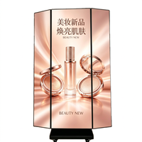 Pantalla LED Plegable para Interiores, Máquina de Publicidad con Pantalla LED, Paneles LED para Pared, Señalización Digital para Tiendas de Belleza