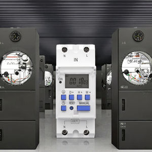 TOMZN Nuevo Tipo de Relé Temporizador Digital Monofásico para Riel DIN, Programable 7 Días, AC 220V 230V 12V 24V 48V, Alta Potencia, Sellado - Product Image 3