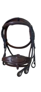 สายบังเหียนหนังม้าทำมือสุดหรูทนทานและสวมใส่สบายออกแบบมาสำหรับนักขี่ม้ามืออาชีพ - Product Image 2