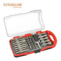 EVERGLOW Juego de Herramientas de Precisión de Alto Rendimiento, 30 Piezas, Material CRV, Destornillador de Trinquete con Mango en T, Puntas CRV Resistentes