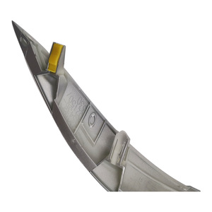 Cadre de tableau de bord Toyota Corolla Altis 2007-13, argenté, ABS, garniture de tableau de bord central, cadre du panneau de navigation - Product Image 2