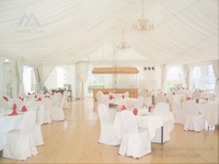 Tente d'événement en PVC blanc durable et stable romantique de luxe bon marché de Chine pour banquet de mariage en plein air pour 500 personnes à vendre