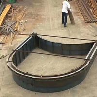 Moule en acier pour cadre écologique en arche de béton préfabriqué, pour le contrôle de l'érosion