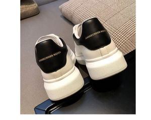 Nouvelle Arrivée 2026 : Baskets Plateformes Blanches en Toile à Semelle Épaisse, Chaussures de Sport Décontractées Unisexe à Lacets pour Toutes Saisons - Product Image 4