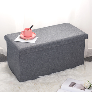 Großhandel Polyester Klapp lagerung Ottoman Hocker Ottoman <span class=keywords><strong>Pouf</strong></span> Ottoman Bett - Product Image 1