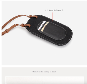 Bolso pequeño de hombro para mujer, mini bolsos cruzados de cuero genuino de vaca, bolso bandolera para teléfono, bonito estampado de helado, tarjetero con ranuras - Product Image 5