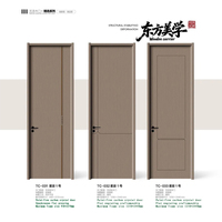 Porte intérieure battante en bois résistante à l'usure, avec peinture carbone cristal personnalisée, plusieurs options de personnalisation, sans peinture.