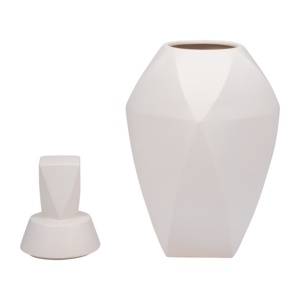 Vaso in Ceramica con Coperchio per Soggiorno, Decorazione Casa, Vaso Raffinato per Fiori, Decorazione per Camera da Letto - Product Image 4