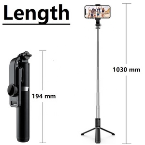 Amazlife <span class=keywords><strong>Q02</strong></span> Monopode télescopique sans fil pour téléphone portable, bâton à <span class=keywords><strong>selfie</strong></span> avec trépied 3 en 1 - Product Image 4