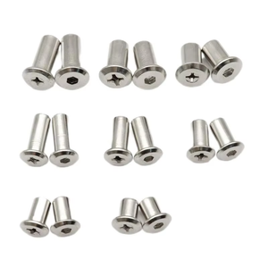Écrous à douille hexagonale en acier inoxydable poli galvanisé, écrous cylindriques zingués à fond frais pour l'exploitation minière et le traitement de l'eau - Product Image 6