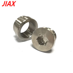 M18X1.5 Threaded 304 Stainless Steel Exhaust Pipe Welding Nut And <b>Plug</b> Assembly For Car Repair <b>Replacement</b> - Product Image 3