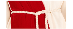 Costume de Jésus-Christ pour homme, robe romaine grecque pour adulte, tenue de fête, déguisement d'Halloween, costume de prédicateur de Jésus, cosplay avec corde à la taille - Product Image 5