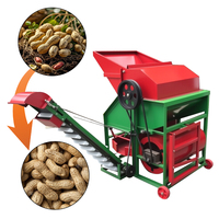 Décortiqueuse d'arachides portable pour usage agricole en village et en exploitation agricole coopérative