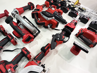 Kit d'outils électriques sans fil 21V : perceuse, meuleuse, scie, raboteuse pour la rénovation de la maison et les projets de bricolage familial