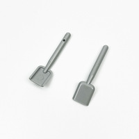 Accesorios para Bloques de Construcción de Partículas Pequeñas, Carretilla de Una Sola Rueda, Herramienta de Transporte para Ingeniería Urbana y Construcción, Piezas Moc DIY 98288
