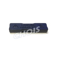 Badge nominatif magnétique avec accessoires en plastique, broche magnétique pour badge, aimant / étiquette nominative magnétique réutilisable