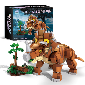 Nouveaux modèles de blocs de construction en plastique <span class=keywords><strong>Dino</strong></span>, jouets éducatifs DIY pour garçons - Product Image 2