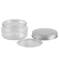 Vente en gros fabricant : Pots vides transparents en aluminium, PET et plastique de 120 ml (4 oz) et 8 oz pour cosmétiques, desserts, bonbons, soins de la peau et poudres en vrac
