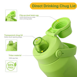 Nuevo Producto 2026: Botella de Agua de Acero Inoxidable de 700ml con Tapa Abatible y Asa, Aislamiento al Vacío de Doble Pared, Forma Especial - Product Image 4