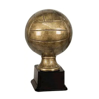 Trophée de volley-ball grandeur nature en résine Weivista, récompense sportive sur mesure, fabricant OEM