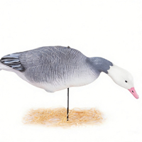 Décoy de chasse réaliste en EVA souple bleu pour oies et canards, avec support, piquet, mousse flottante, 3D pliable et léger