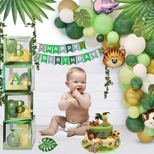 Pernikahan Ulang Tahun Dekorasi Hutan Parti Lateks Balon Garland Arch Kit Grosir Globos Anak-anak Mainan Tiup Bola Baby Shower