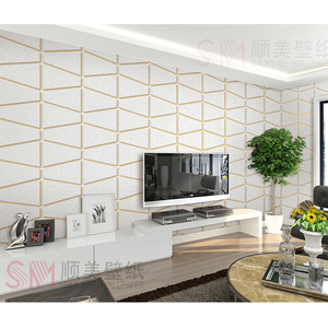 Ánh sáng lãng phí và mô hình đơn giản hình nền dày Hươu nhung không dệt hình nền cách âm bọt 3D hình nền - Product Image 2