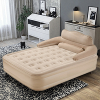 Matelas pneumatique pliable en PVC à gonflage automatique pour le camping, la maison, l'école, l'hôpital, la chambre et les invités
