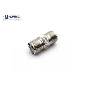 Latón, bronce fosforado niquelado, montaje de kit coaxial de conector Glod RF - Product Image 3