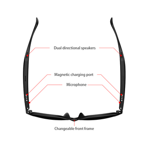 Gafas Inteligentes BT-V5.3 Auriculares Inalámbricos Lentes de Sol con Audio UV400 Control Táctil para Llamadas y Música Gafas Anti Luz Azul - Product Image 2