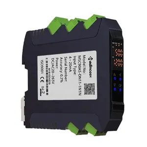 Convertidor de aislador de señal analógica MSC90AS: 0.2% FS, pantalla LED Digital programable Universal mv a 4-20ma/0-20ma/0-5VDC/RS485