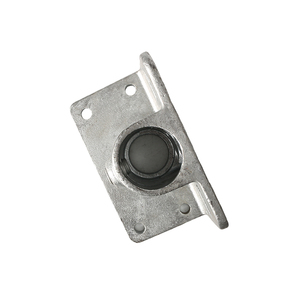 Cơ Sở Mặt Bích Với 4 Lỗ Ống Kẹp Khớp End <span class=keywords><strong>Rail</strong></span> Kẹp Nhà Kính Sân Chơi Phụ Kiện Đường Ống - Product Image 5