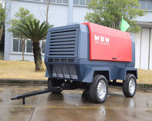 Bán giá thấp Máy nén DIESEL 185cfm 7.5m3/phút Máy nén khí DIESEL di động 8bar để khoan đá - Product Image 4