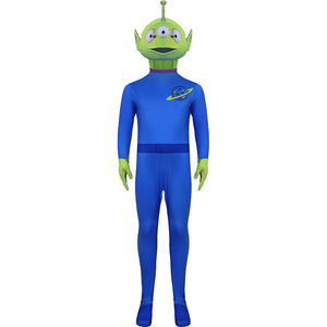 Disfraz de alienígena de tres ojos de Toy Story, mono azul para niños, traje de Halloween para actuaciones, de 8 a 13 años - Product Image 1