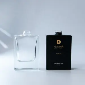 豪华空复古botol parfum黑色香水瓶散装