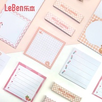 OEM Mini bloc-notes mignon personnalisé Ensemble de blocs-notes en papier magnétique pour planificateurs pour filles pour le bureau Cadeau Promotion Écriture