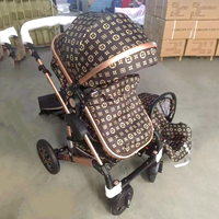 Landau avec siège auto Landau Poussette pliable Prix usine EN1888 Poussette pour bébé de bonne qualité Système de voyage 3 en 1