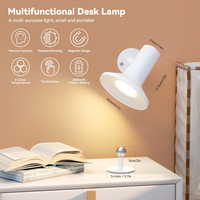 Lampe murale à charge d'aspiration magnétique Lampe d'escalier rechargeable Type pratique Lampe d'aspiration magnétique à led