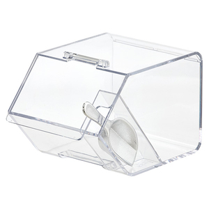 Klare Acryl <span class=keywords><strong>Mini</strong></span> Bohnen behälter Zucker behälter Stapelbare Hundefutter behälter Fall Reis Süßigkeiten Aufbewahrung sbox mit Schaufel Aufbewahrung und Deckel - Product Image 2